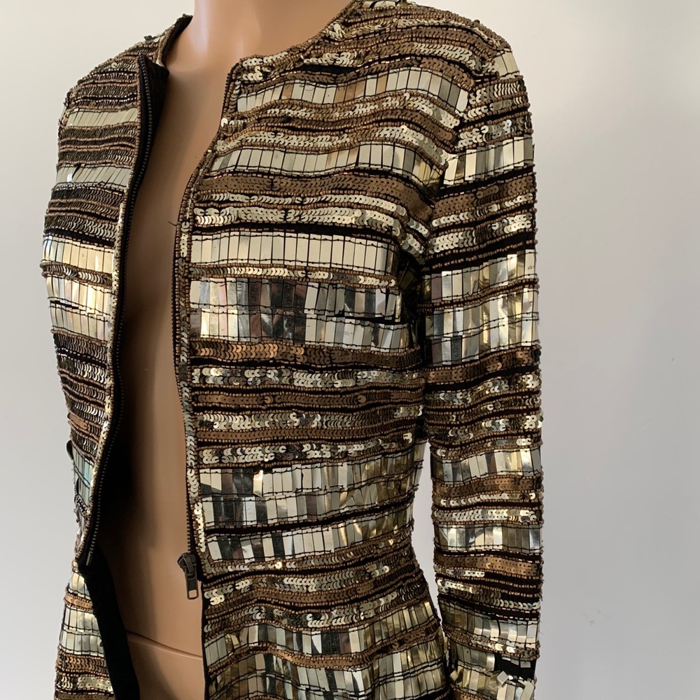 Beaded Gold Jacket - Picture 9 of 13